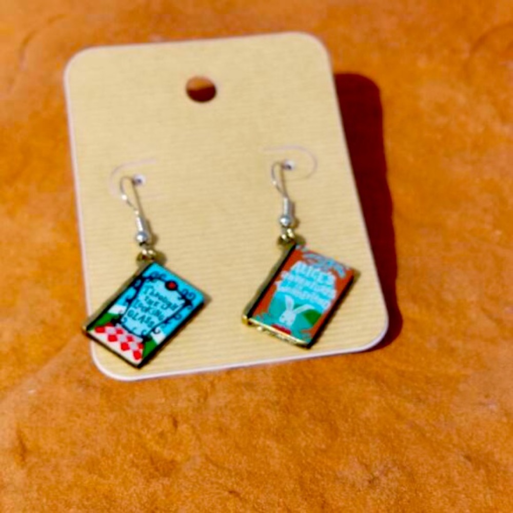 Beautiful Alice and Wonderland Earrings